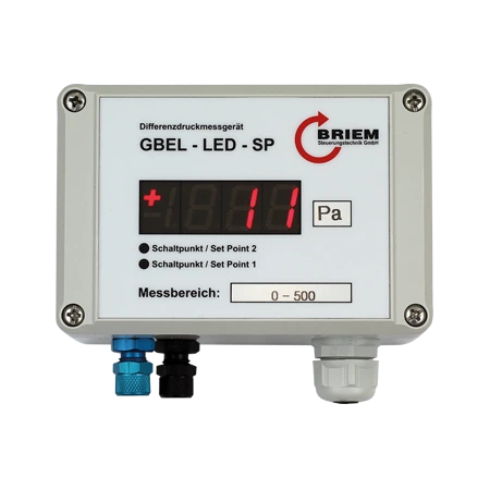Differenzdruckmessgerät/Differenzdrucktransmitter GBEL LED von BRIEM