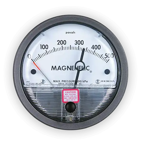 Magnehelic Differenzdruckmessgerät M2000 von BRIEM